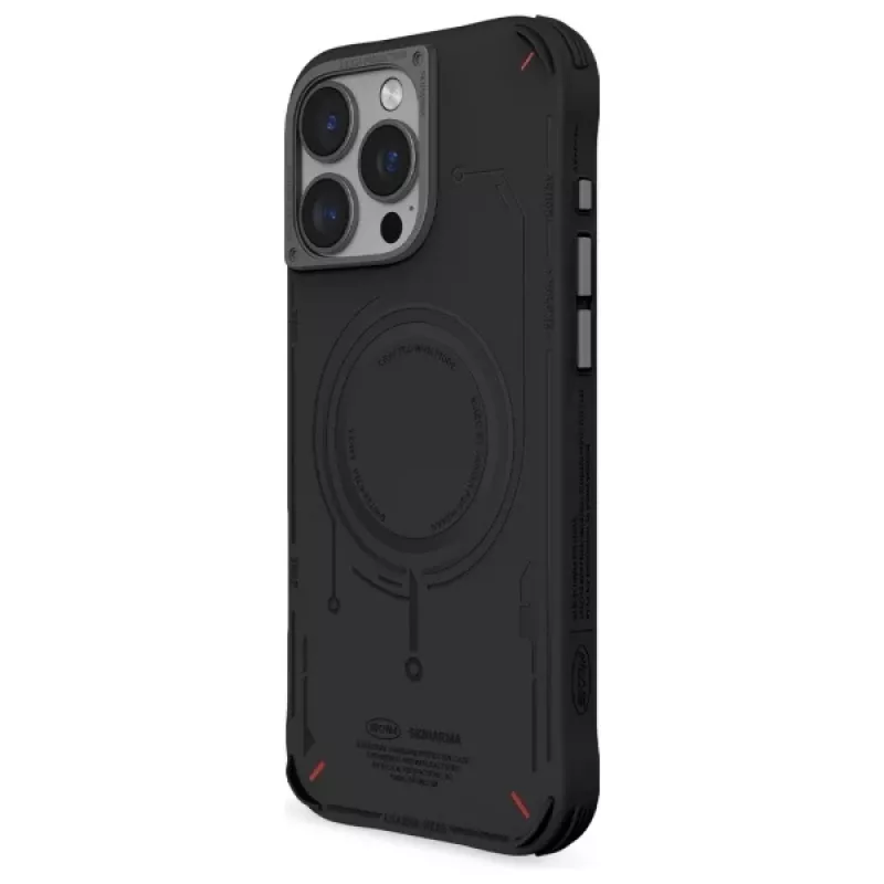 Skinarma Mecha Case iPhone 16 Pro 6.3 collu magnētiskā uzlāde melns