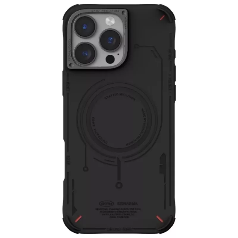 Skinarma Mecha Case iPhone 16 Pro 6.3 collu magnētiskā uzlāde melns