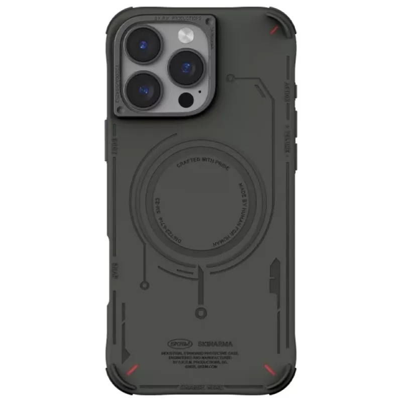 Skinarma Mecha Case for iPhone 16 Pro 6.3 inch Magnetic Charging Olive