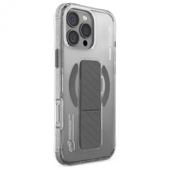 Skinarma Axon Macītis iPhone 16 Pro 6,3 collu Magnētiskā uzlāde + Satvēriena statīvs Titāns