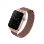 UNIQ Dante Apple Watch siksniņa no nerūsējošā tērauda, rožu zelta krāsā, 38/40/41 mm, sērijām 1-9 un SE