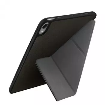 UNIQ Transforma Rigor Folio Case iPad Air 10.9 collu (4./5. paaudze) - ogles pelēks ar pretmikrobu pārklājumu