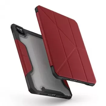 UNIQ Trexa Maciņš iPad Pro 11 collu 2021/2020 un iPad Air 10.9 collu 2022/2020, Antimikrobiāls, Sarkans