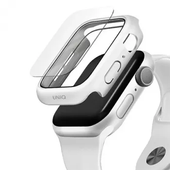 UNIQ Nautic Aizsargmaciņš Apple Watch Series 4/5/6/SE/SE3 44mm Baltā krāsā