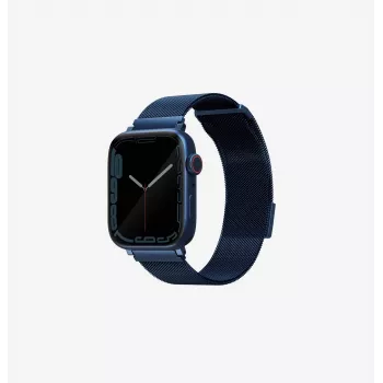 UNIQ Dante Apple Watch siksniņa no nerūsējošā tērauda kobaltzilā krāsā 38/40/41mm