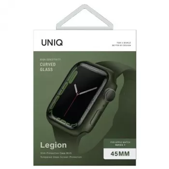 UNIQ Legion Aizsargmaciņa Apple Watch Series 7/8/9 45mm - Zaļa