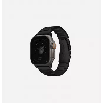 UNIQ Osta Apple Watch Strap 42/44/45/49mm Stainless Steel Link Bracelet Midnight Black