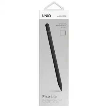 UNIQ Pixo Lite Magnetic Stylus Pen for iPad Graphite Black