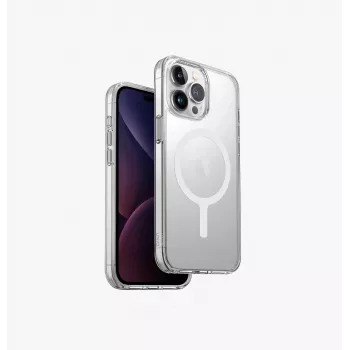 UNIQ LifePro Xtreme iPhone 15 Pro Max 6.7 collu Magclick uzlādes matēti caurspīdīgs maciņš