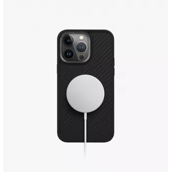 UNIQ Keva Case for iPhone 15 Pro Max 6.7 inch Magclick Charging Carbon Black