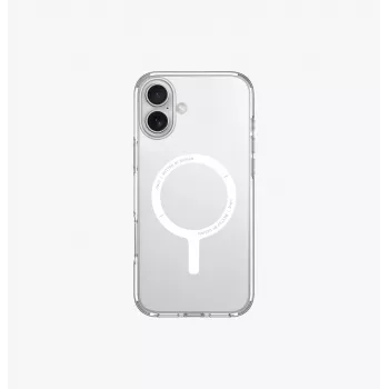 UNIQ Clario Case for iPhone 16 Plus 6.7 inch Magclick Charging Lucent Clear