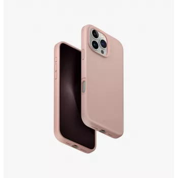 UNIQ Lino Hue iPhone 16 Pro Max 6.9 collu MagClick uzlādes maciņš, sārti rozā