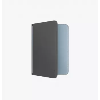 UNIQ Belmont Passport Holder ar Apple Find My un RFID bloķēšanu, pelēkzils