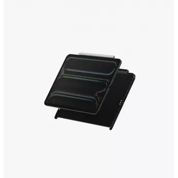 UNIQ Axel Folio Maciņš iPad Air 11 M2 2024 / M3 2025 / M4 2026 / iPad Air 10.9 (2022/2020) / iPad Pro 11 (2022/2021) - Melns Ebony