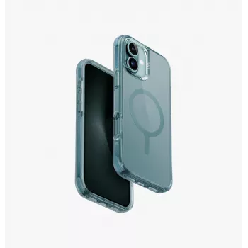 UNIQ Combat Case iPhone 16 Plus 6.7 collu MagClick uzlādes tirkīza zaļš