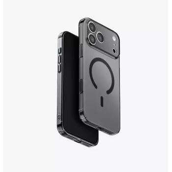 UNIQ Airsuit Maciņš iPhone 17 Pro Max ar Magclick uzlādi, Caurspīdīgs
