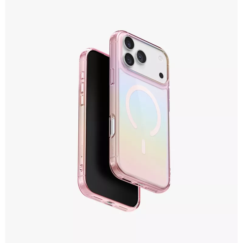 UNIQ Iridescia Macīgs Apple iPhone 17 Pro Max Magclick Lādēšanai Midnight Quartz