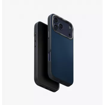 UNIQ Lyden DS Maciņš iPhone 17 Pro Max MagClick Lādēšanai Oranžs/Pelēks
