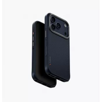 UNIQ Keva Macīgs iPhone 17 Pro ar MagClick uzlādi - Melns