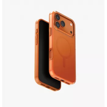 UNIQ Clario Maciņš iPhone 15 Pro Max ar Magclick uzlādi, Caurspīdīgs