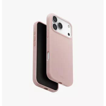 UNIQ Lino MagClick uzlādes maciņš iPhone 15 Pro Max, šķidrais silikons, oranžs