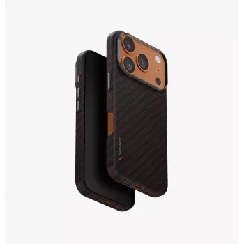 UNIQ Keva Edge Macīgs iPhone 17 Pro MagClick Lādēšanai Melns