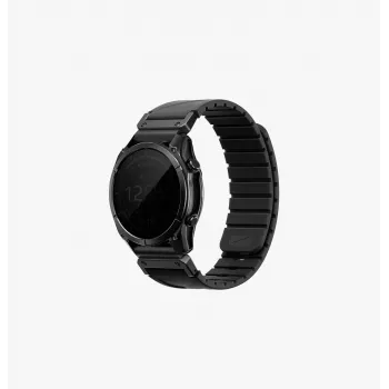 UNIQ Fluo Smart-Fit Silikona siksniņa Garmin 22mm - Melna