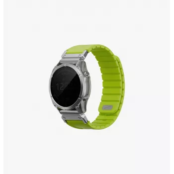UNIQ Fluo Smart-Fit Silikona siksniņa Garmin 22mm - Melna