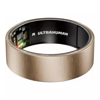 ULTRAHUMAN Ring Air - Viedais gredzens vīriešiem un sievietēm - Miega un fitnesa izsekošanas valkājamā ierīce - Sirdsdarbība - Viedais gredzens Roze Zelts 9. izmērs