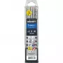 Alpen SDS+ FORCE X Āmura urbju komplekts, 3 gab., 6-8-10 x 160 mm, 4-griezēju, volframa karbīds