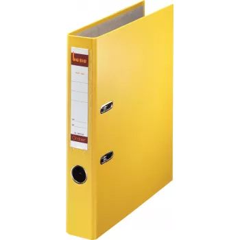 Bene Lever Arch File A4 52mm Yellow PP Plastic