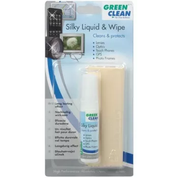 GREEN CLEAN GCLC-1000 Optical Cleaning Kit - tīrīšanas šķidrums un mikrošķiedras drāniņa