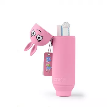 COLOP MARKY Pencil Case Pink Retail