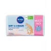 NIVEA Baby Soft & Cream mitrās salvetes zīdaiņiem 4x57