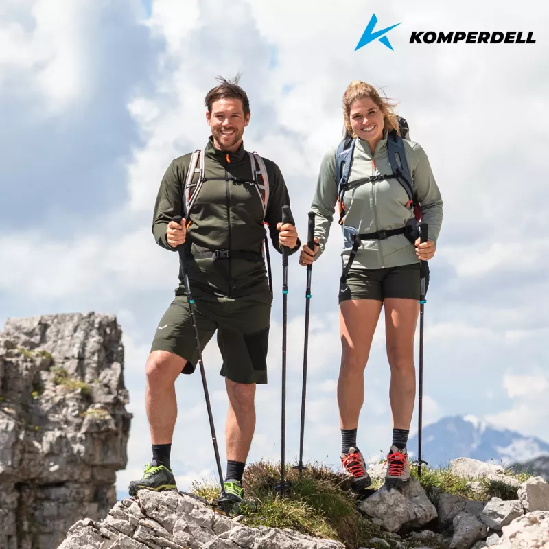 Komperdell Fx Lite Compact pārgājienu nūjas, zilas