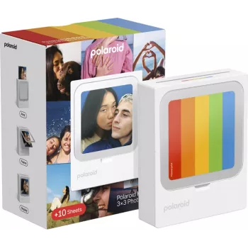 Polaroid Hi-Print 3x3 Portable Bluetooth Photo Printer + 10 Sheets Cartridge