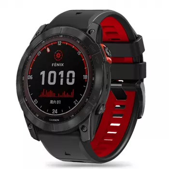 TECH-PROTECT ICONBAND PRO Garmin Fenix 3 / 5X / 3HR / 5X Plus / 6X / 6X Pro / 7X Melns/Sarkans
