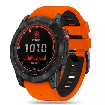 TECH-PROTECT ICONBAND PRO Garmin Fenix 3 / 5X / 3HR / 5X Plus / 6X / 6X Pro / 7X Orange/Melns