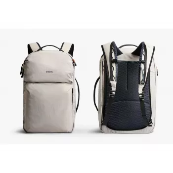 Bellroy Lite Travel Pack - 30L ceļojumu mugursoma ar klēpjdatora kabatu (Pelēkā)