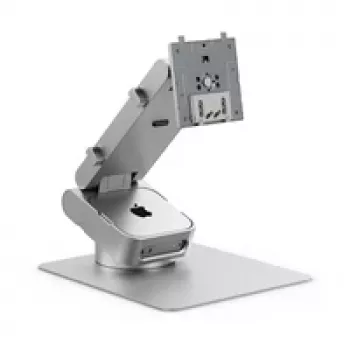 ALOGIC ASPEKT Omni Fold Stand for Mac Mini and 32 inch Monitor Silver