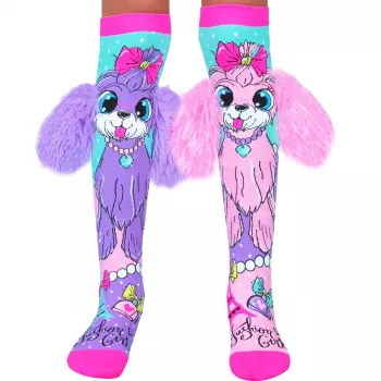 MADMIA Bērnu ceļgalu zeķes Coco In Parris Puppy 3D Plush Ears MM172