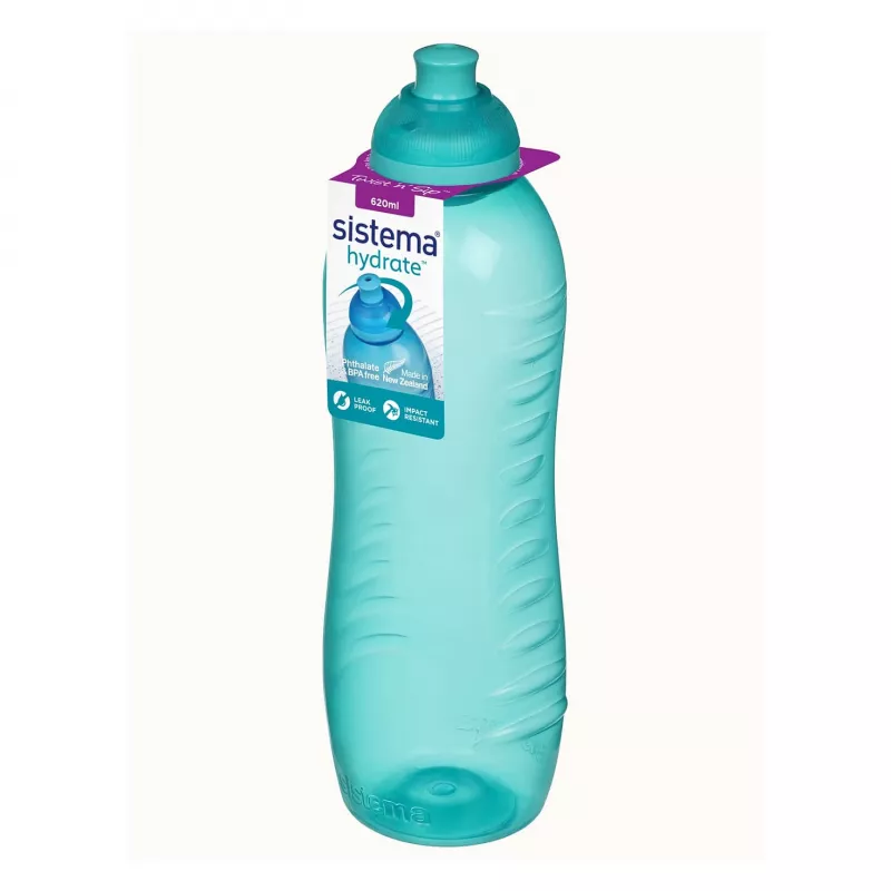 Sistema Plastics Twist 'n' Sip Squeeze Ūdens Pudele 620ml