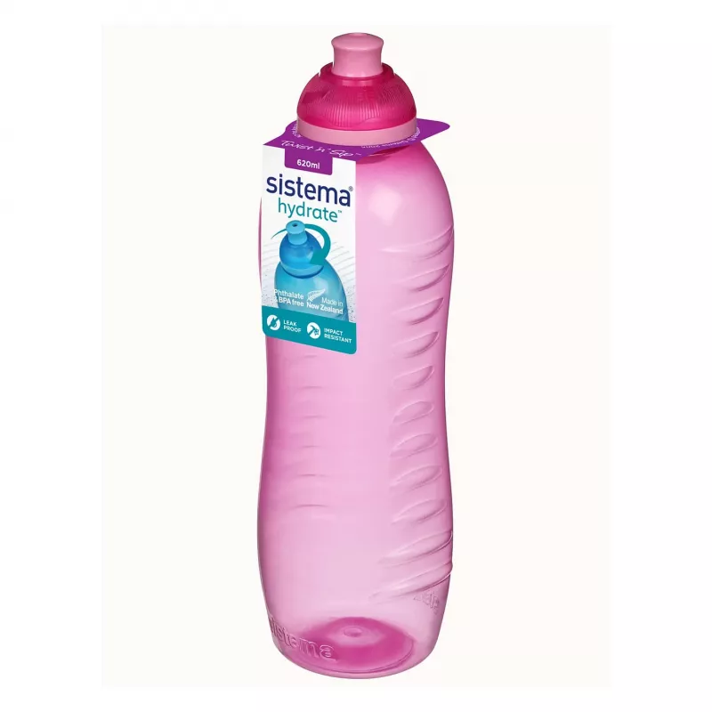 Sistema Plastics Twist 'n' Sip Squeeze Ūdens Pudele 620ml