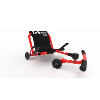 EzyRoller Classic Ar kājām darbināms go-karts bērniem 3-12 gadiem Sarkans