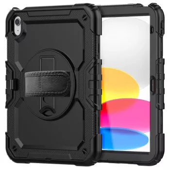 Tech-Protect Solid360 iPad 10.9 10. paaudzei (2022) / iPad 11 11. paaudzei (2025) Melns