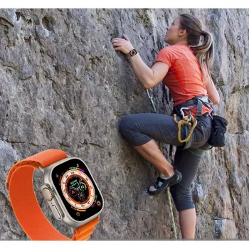 Tech-Protect Nylon Pro Sport Loop Apple Watch 4 / 5 / 6 / 7 / 8 / SE / Ultra (42 / 44 / 45 / 49mm) Oranžs