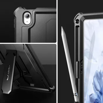 Tech-Protect Kevlar Pro vāciņš iPad 10.9 (10. paaudze, 2022) / iPad 11 (2025), melns