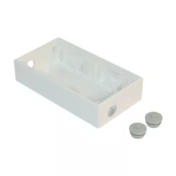 Shelly Surface-Mounted Double Enclosure for Wall Switch 35mm (SP3D0024)