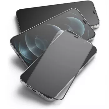 HOFI Glass Pro+ Rūdīta stikla ekrāna aizsargs Apple iPhone 13 / 13 Pro / 14, Melns