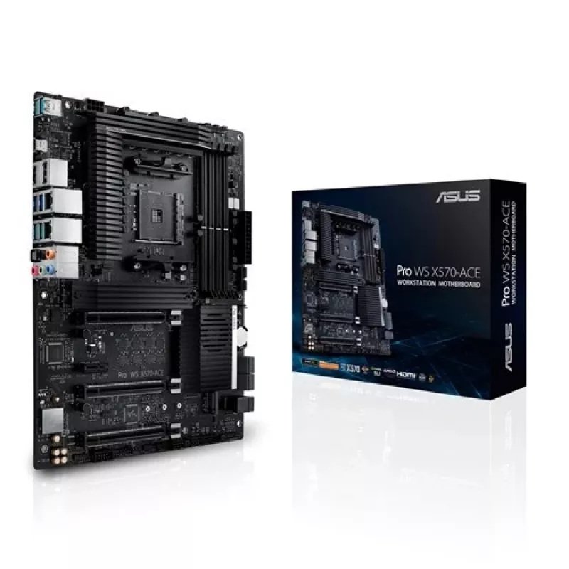 ASUS Pro WS X570-ACE Workstation mātesplate - AMD AM4 - DDR4 - ATX - Divkāršs Gigabit LAN